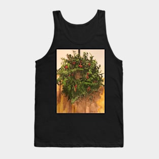 Hanging Christmas Wreath Tank Top